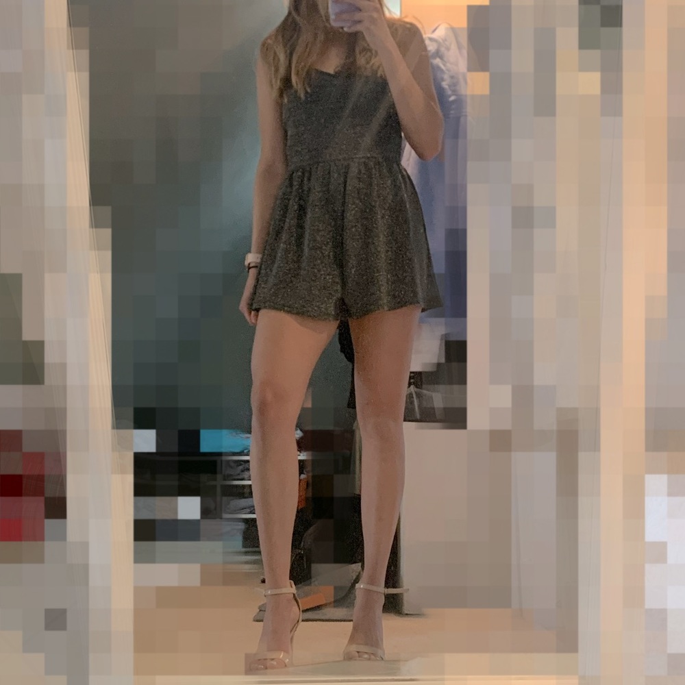 H&M sparkle romper size Medium